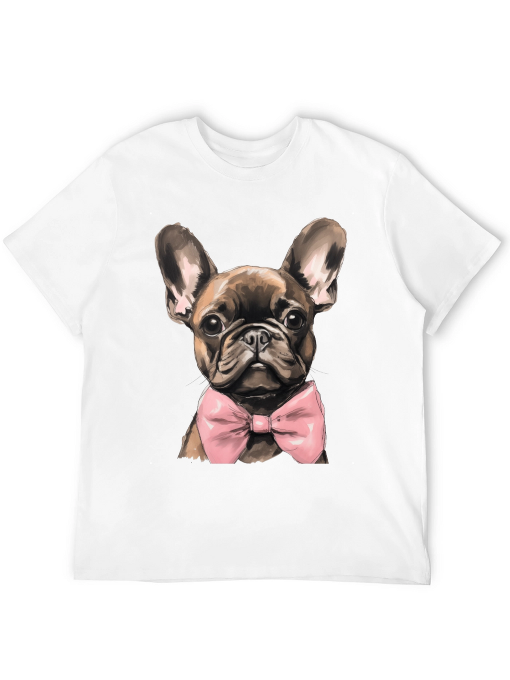 Dog Bowtie Graphic Tee - Stylish Canine Fashion