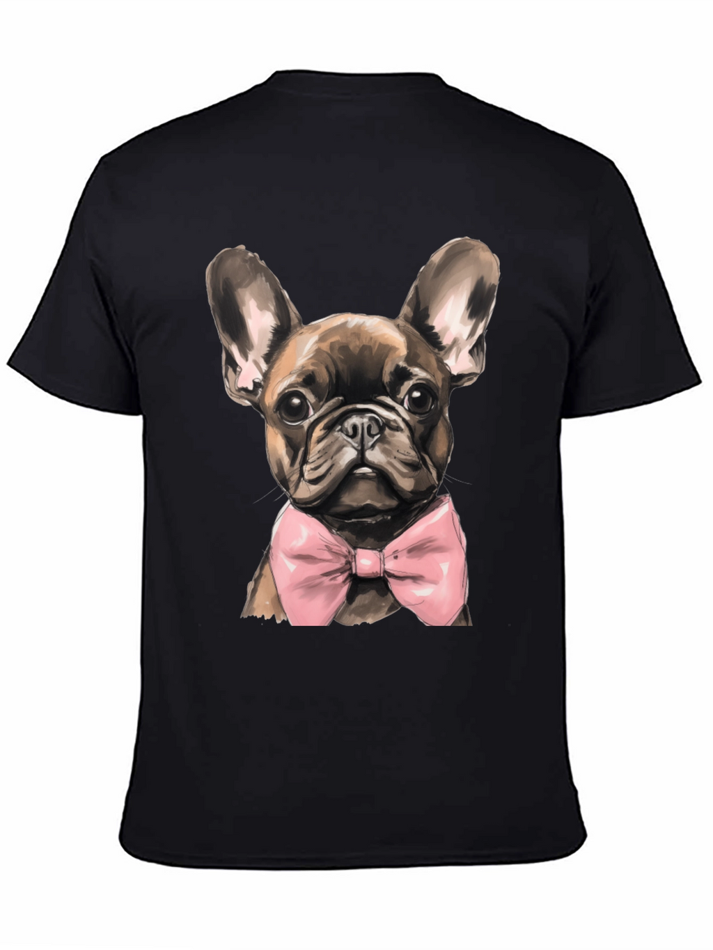 Dog Bowtie Graphic Tee - Stylish Canine Fashion