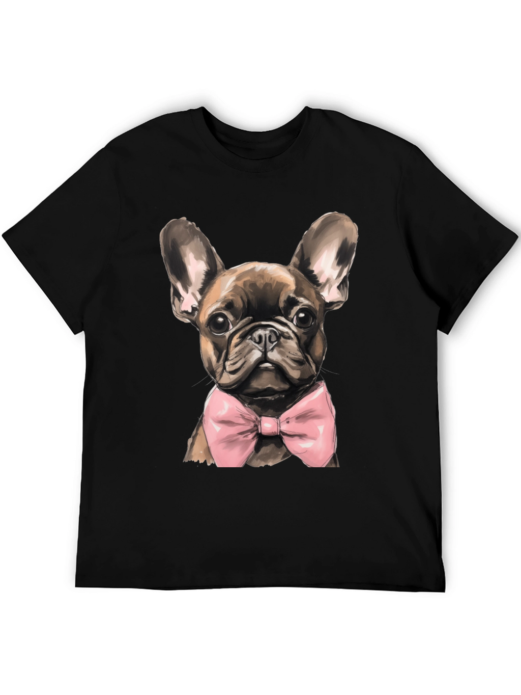 Dog Bowtie Graphic Tee - Stylish Canine Fashion
