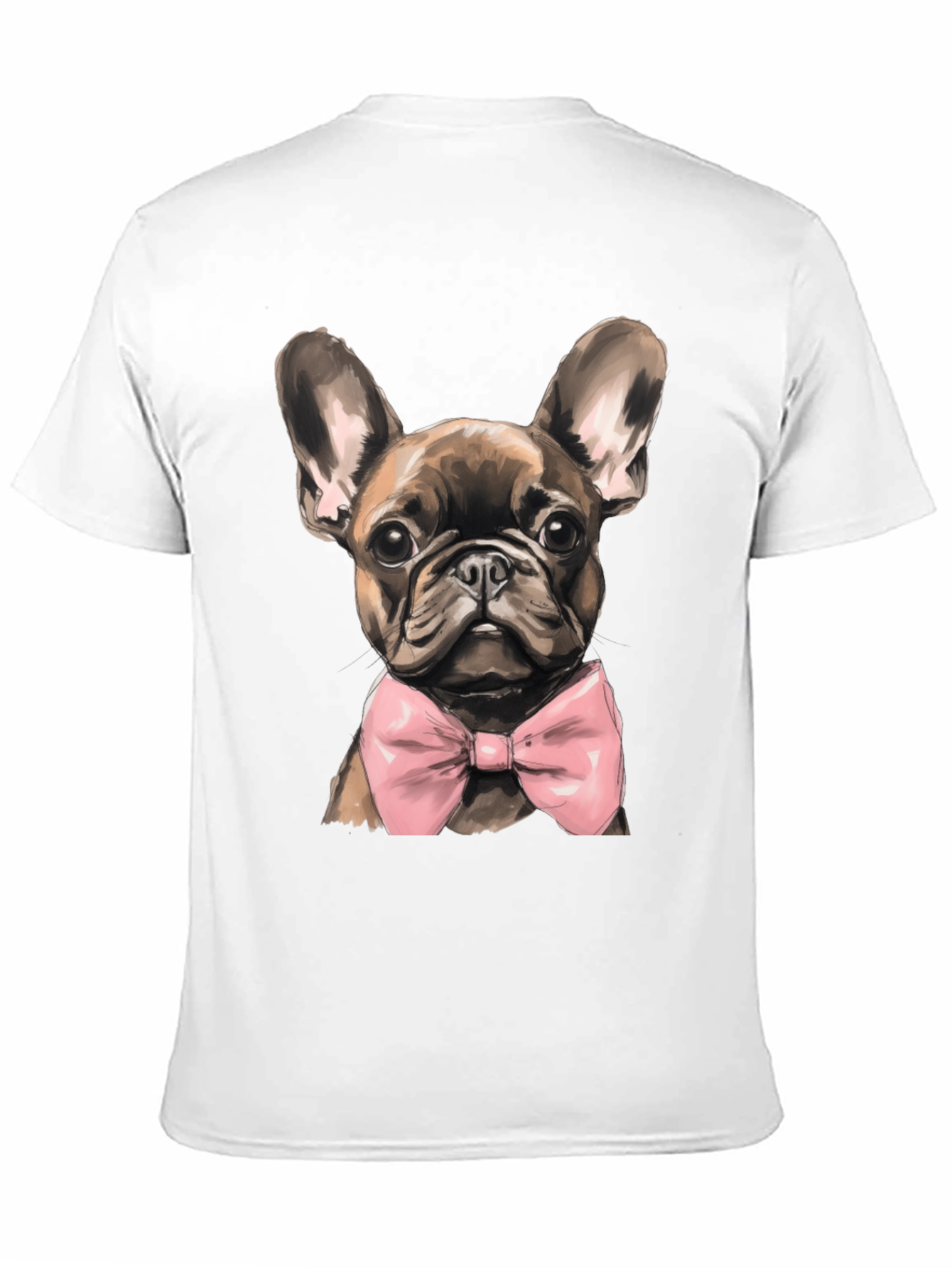 Dog Bowtie Graphic Tee - Stylish Canine Fashion