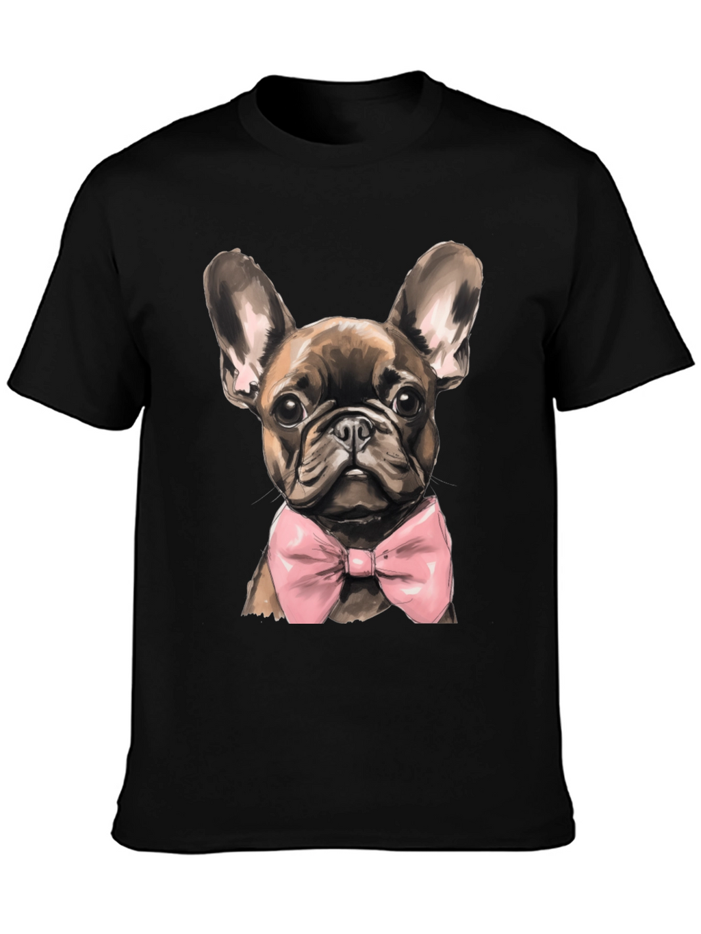 Dog Bowtie Graphic Tee - Stylish Canine Fashion