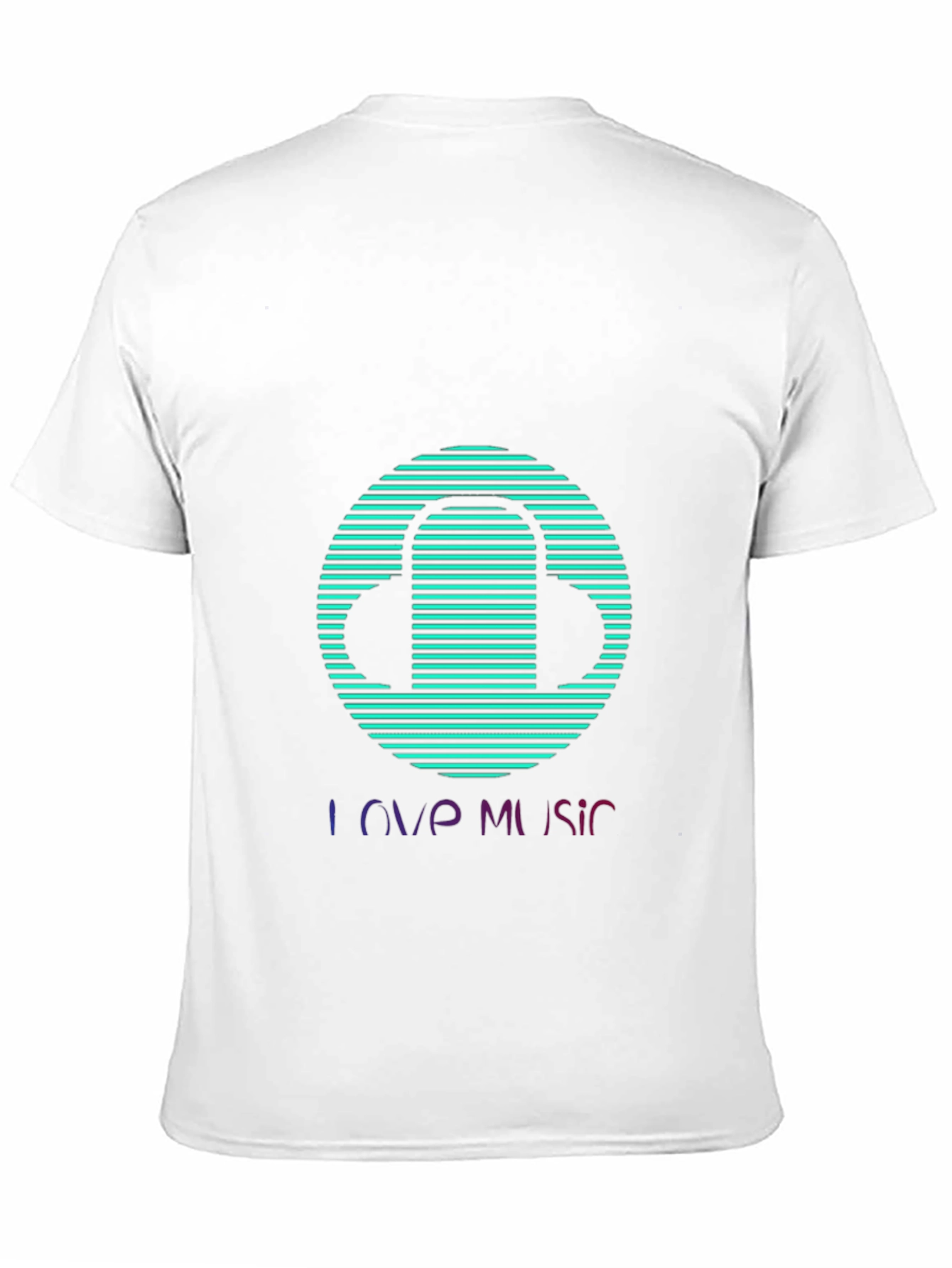Love Music Graphic Tee - Stylish Black T-Shirt