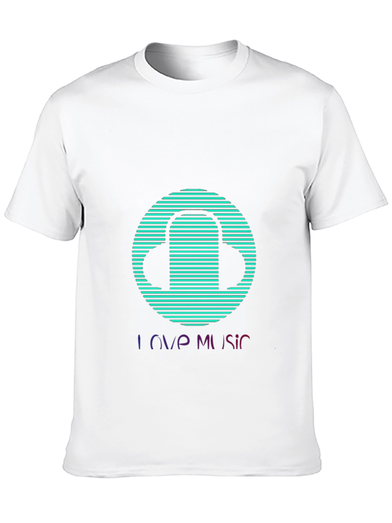 Love Music Graphic Tee - Stylish Black T-Shirt