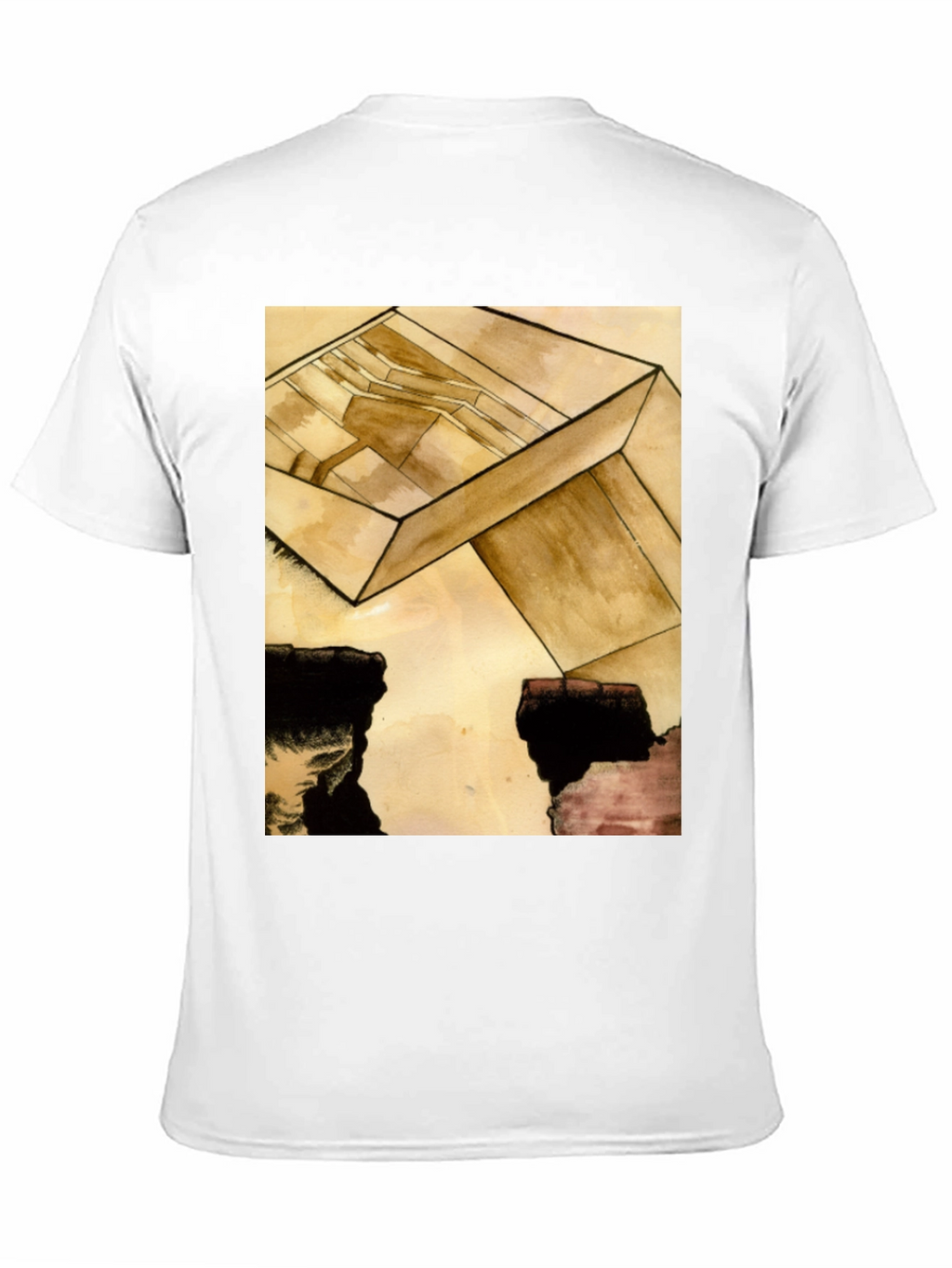 Abstract Cube Graphic Tee - Modern Art T-Shirt