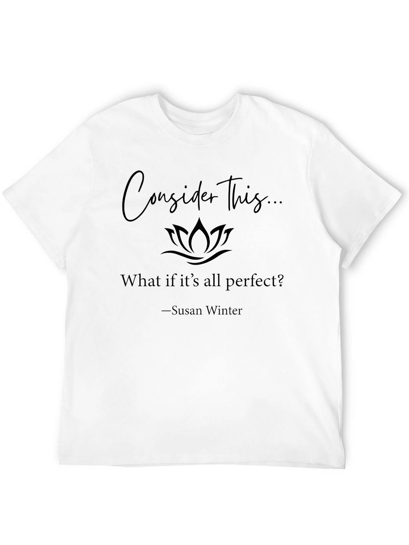 Consider This Perfect T-Shirt