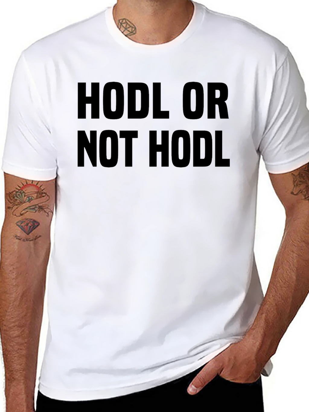 HODL or NOT HODL Crypto T-Shirt