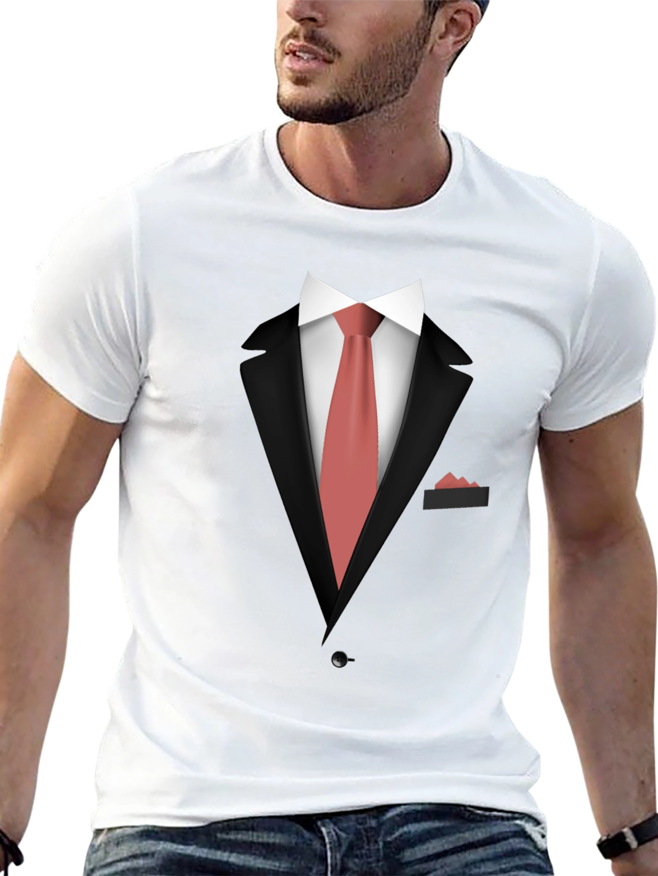 Suit & Tie Graphic T-Shirt