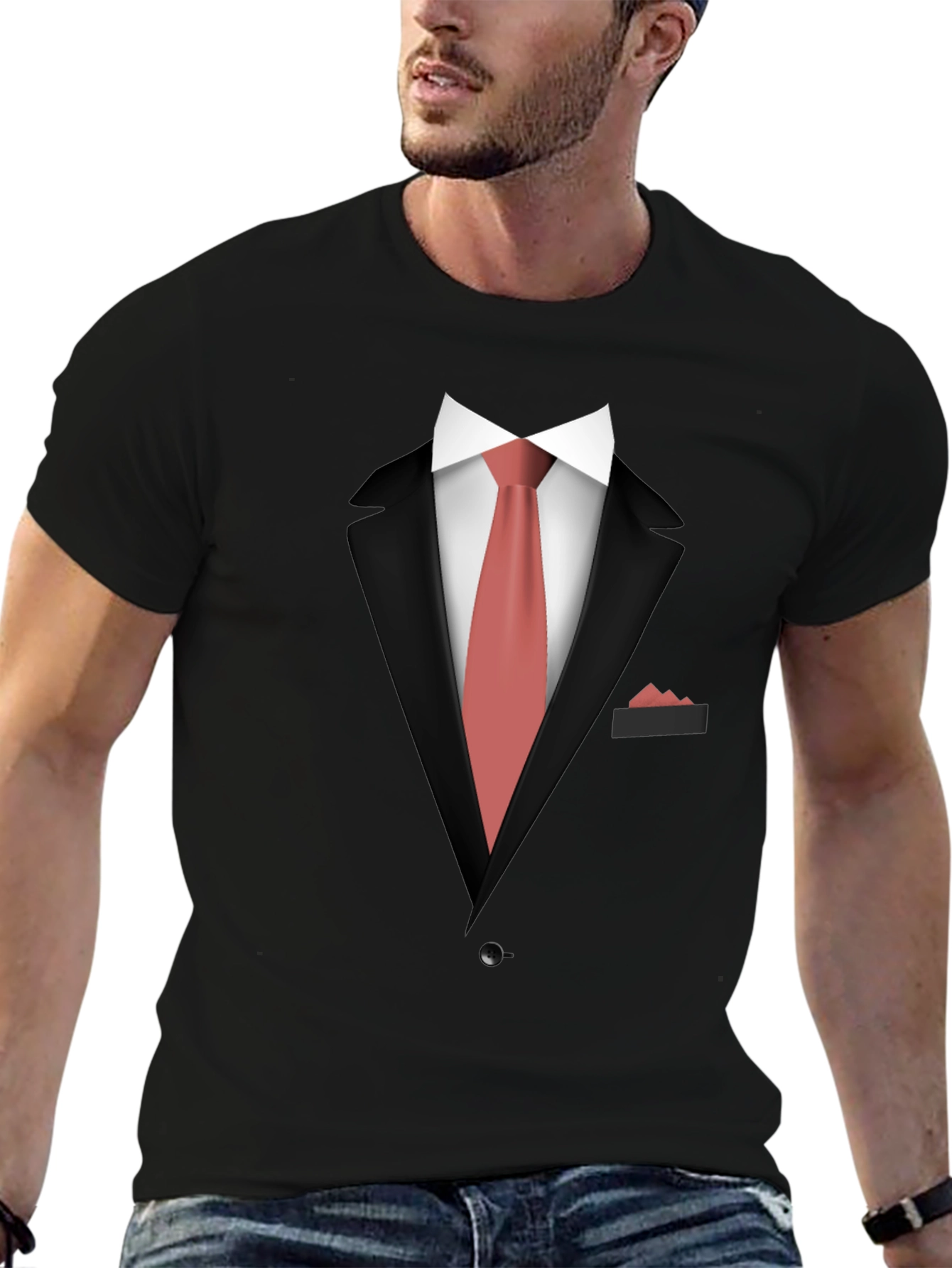 Suit & Tie Graphic T-Shirt