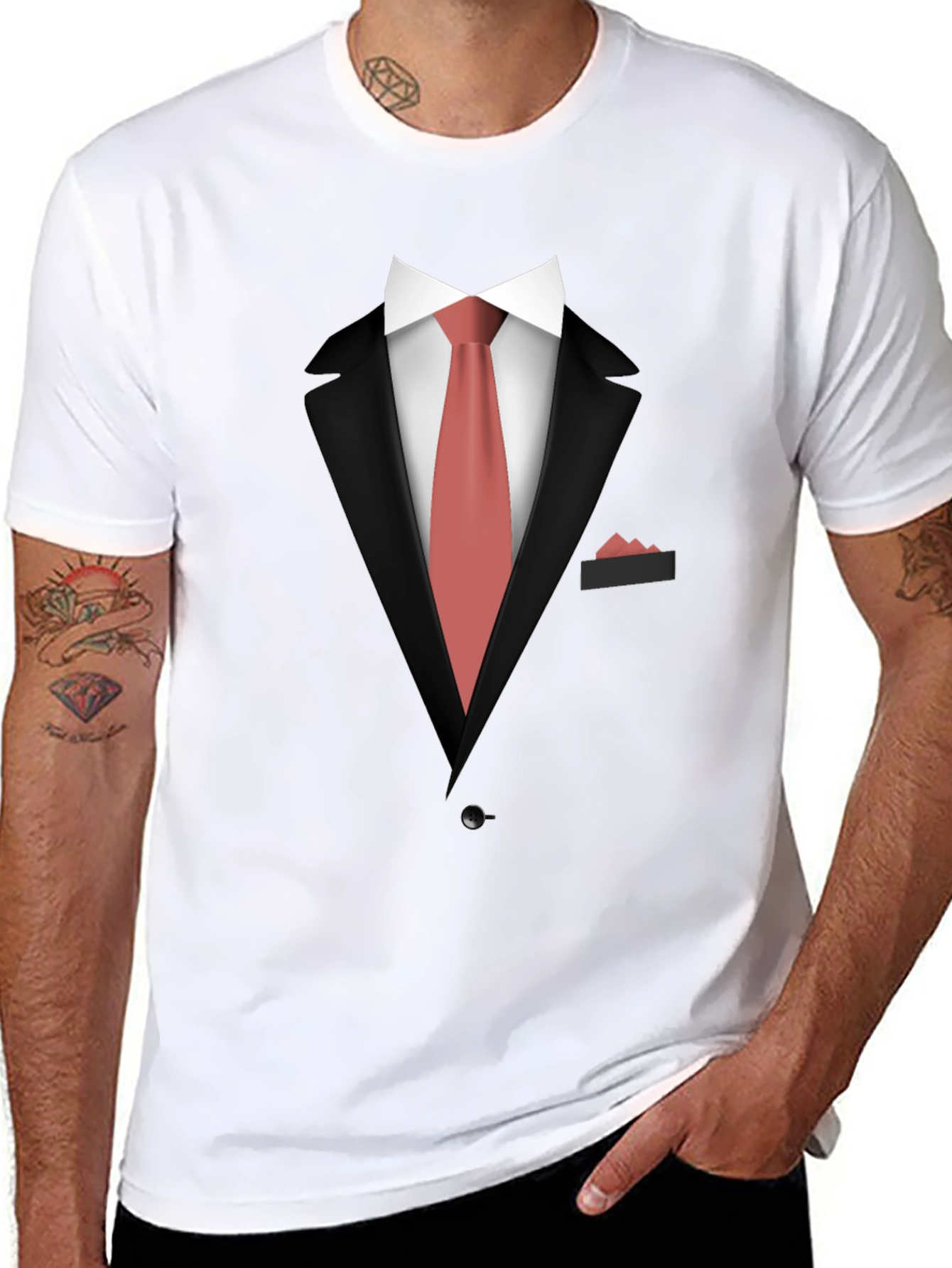 Suit & Tie Graphic T-Shirt