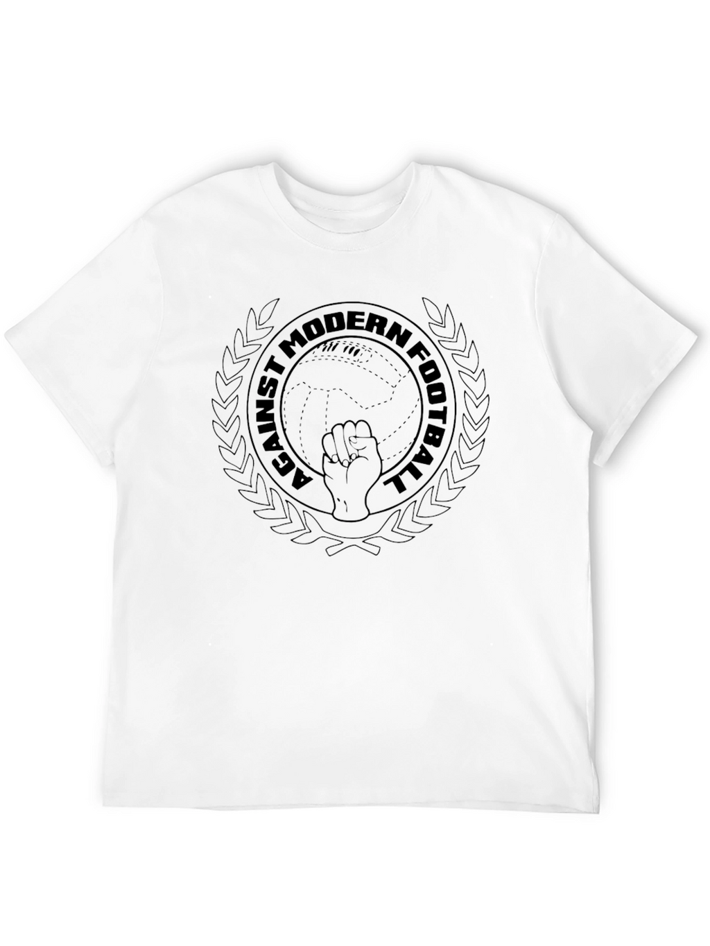 Against Modern Football T-Shirt - Black