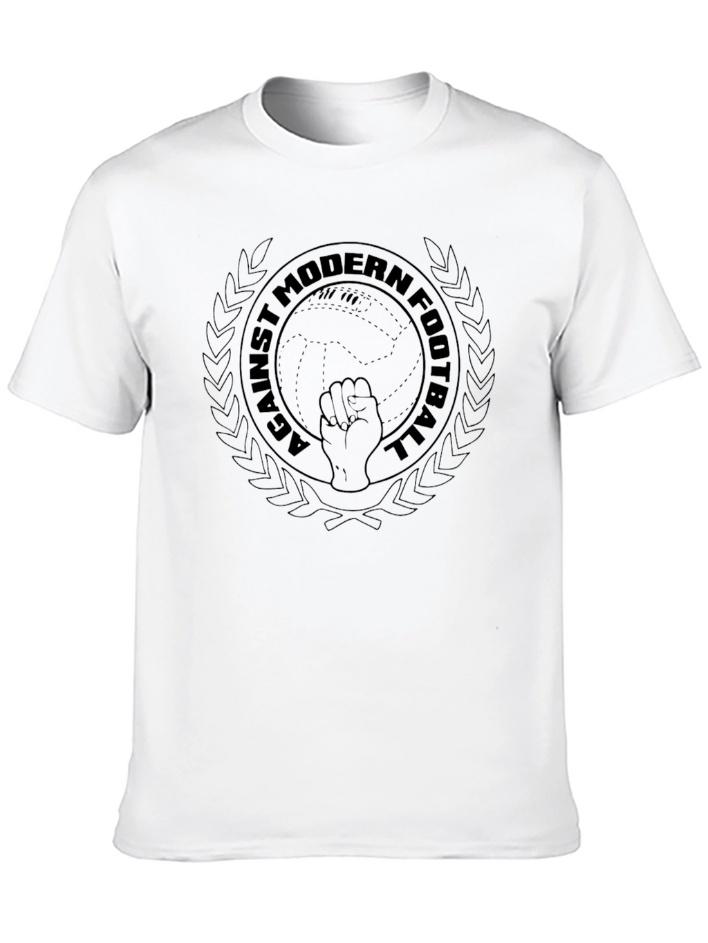 Against Modern Football T-Shirt - Black