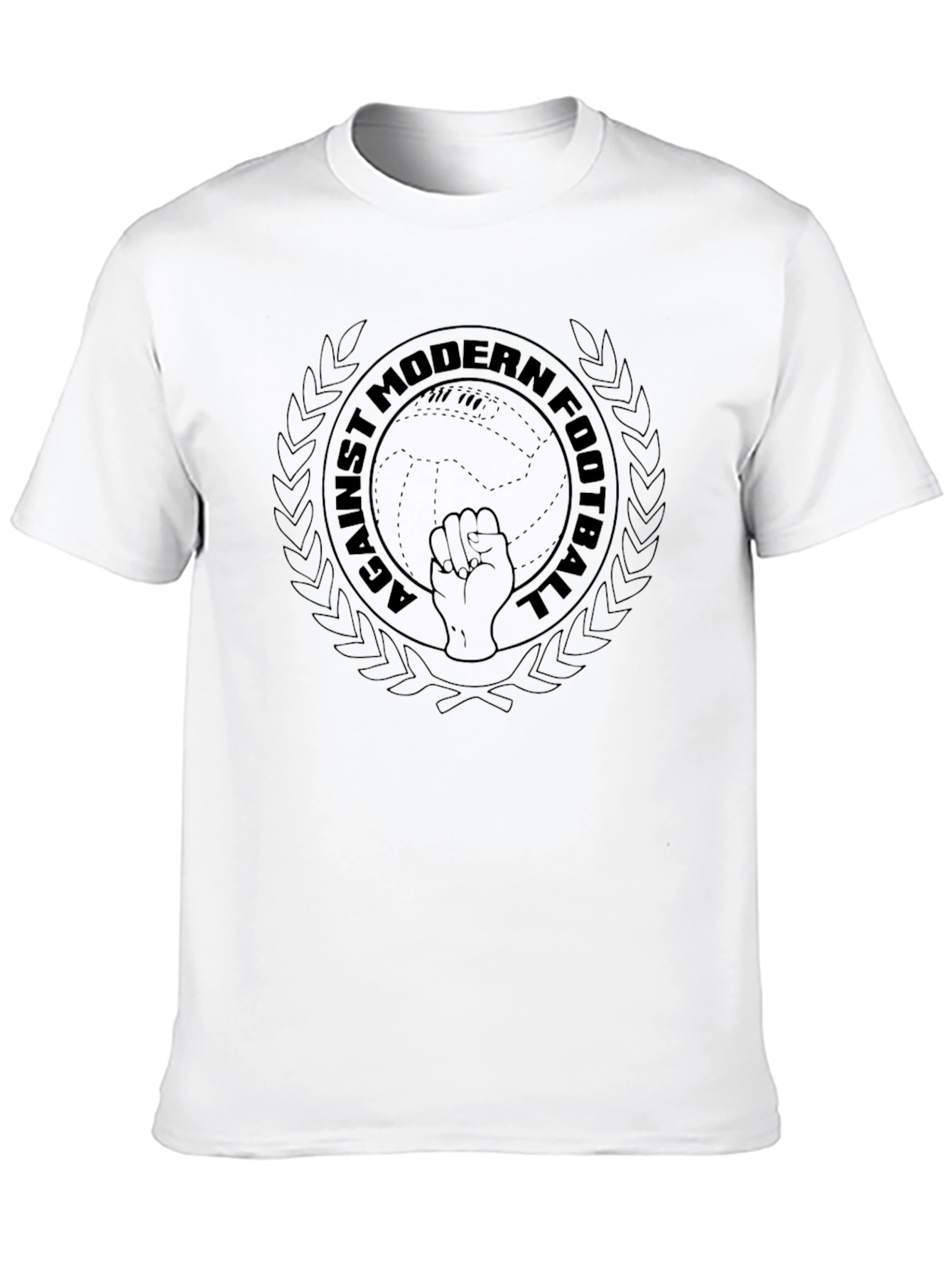 Against Modern Football T-Shirt - Black