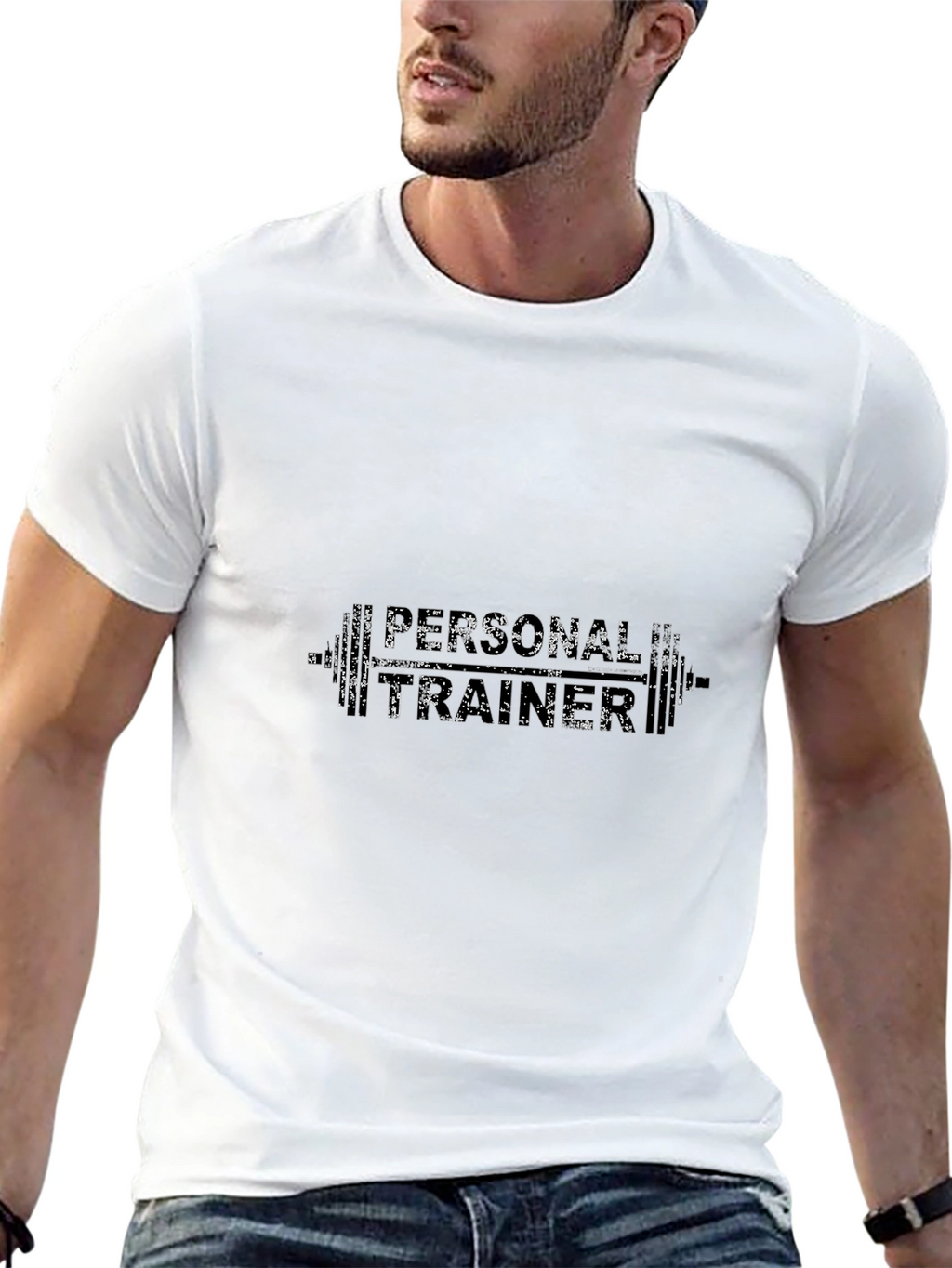 Personal Trainer Black T-Shirt - Fitness Gym Apparel
