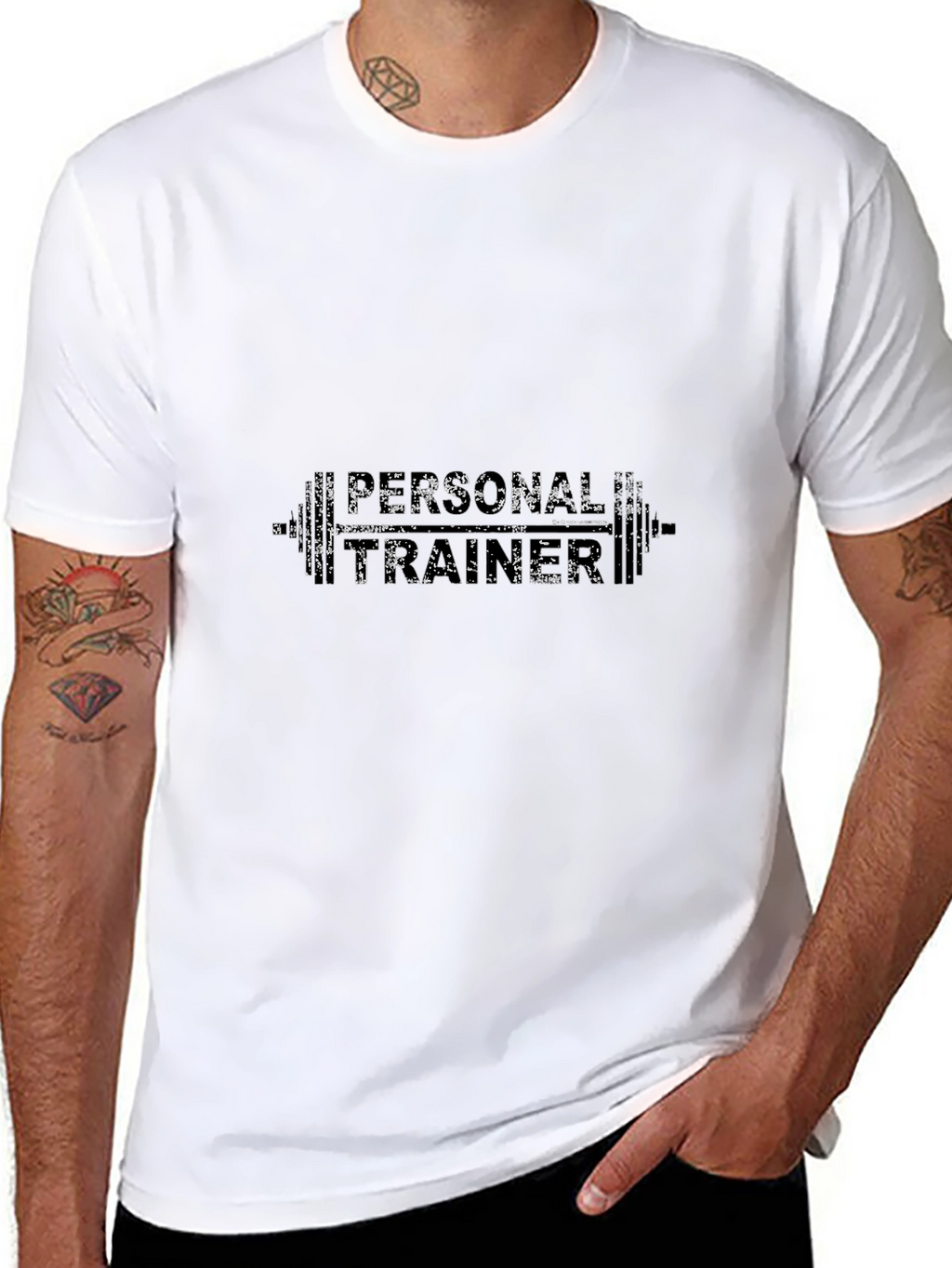 Personal Trainer Black T-Shirt - Fitness Gym Apparel
