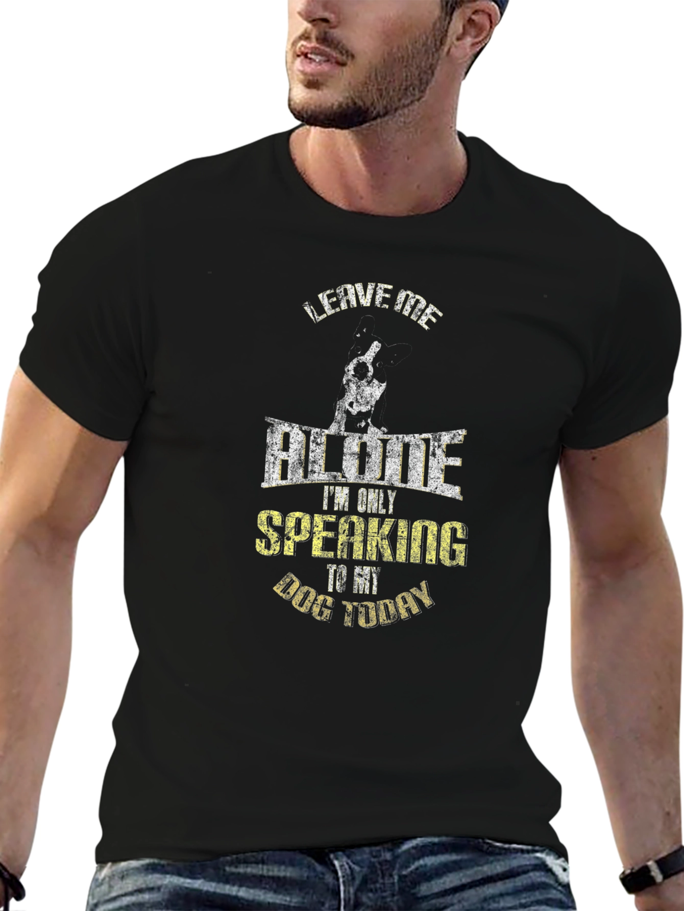 Leave Me Alone Dog Lover T-Shirt