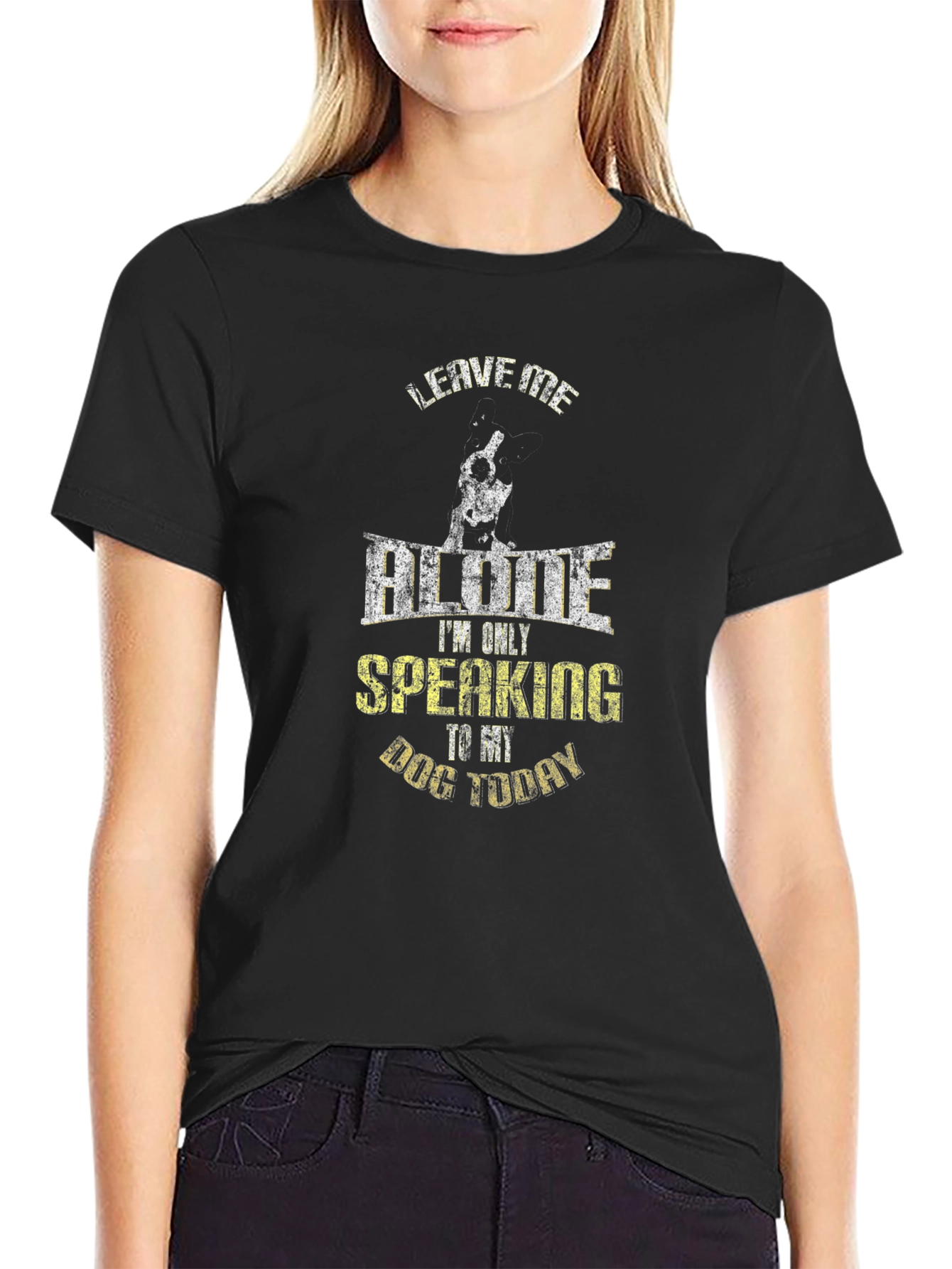 Leave Me Alone Dog Lover T-Shirt