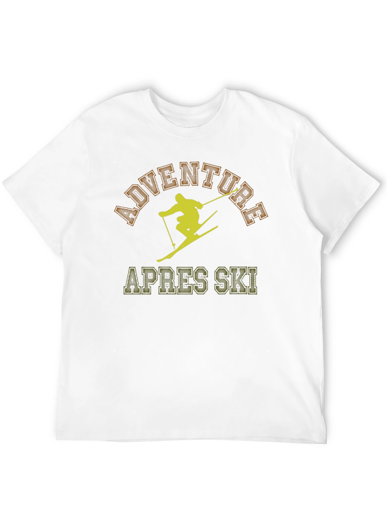 Adventure Apres Ski Black Graphic T-Shirt