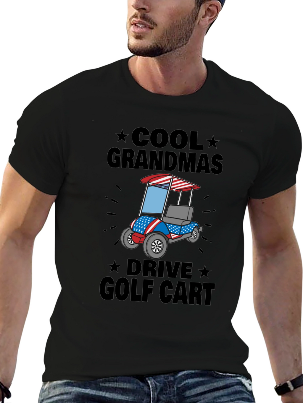 Cool Grandmas Drive Golf Cart Tee