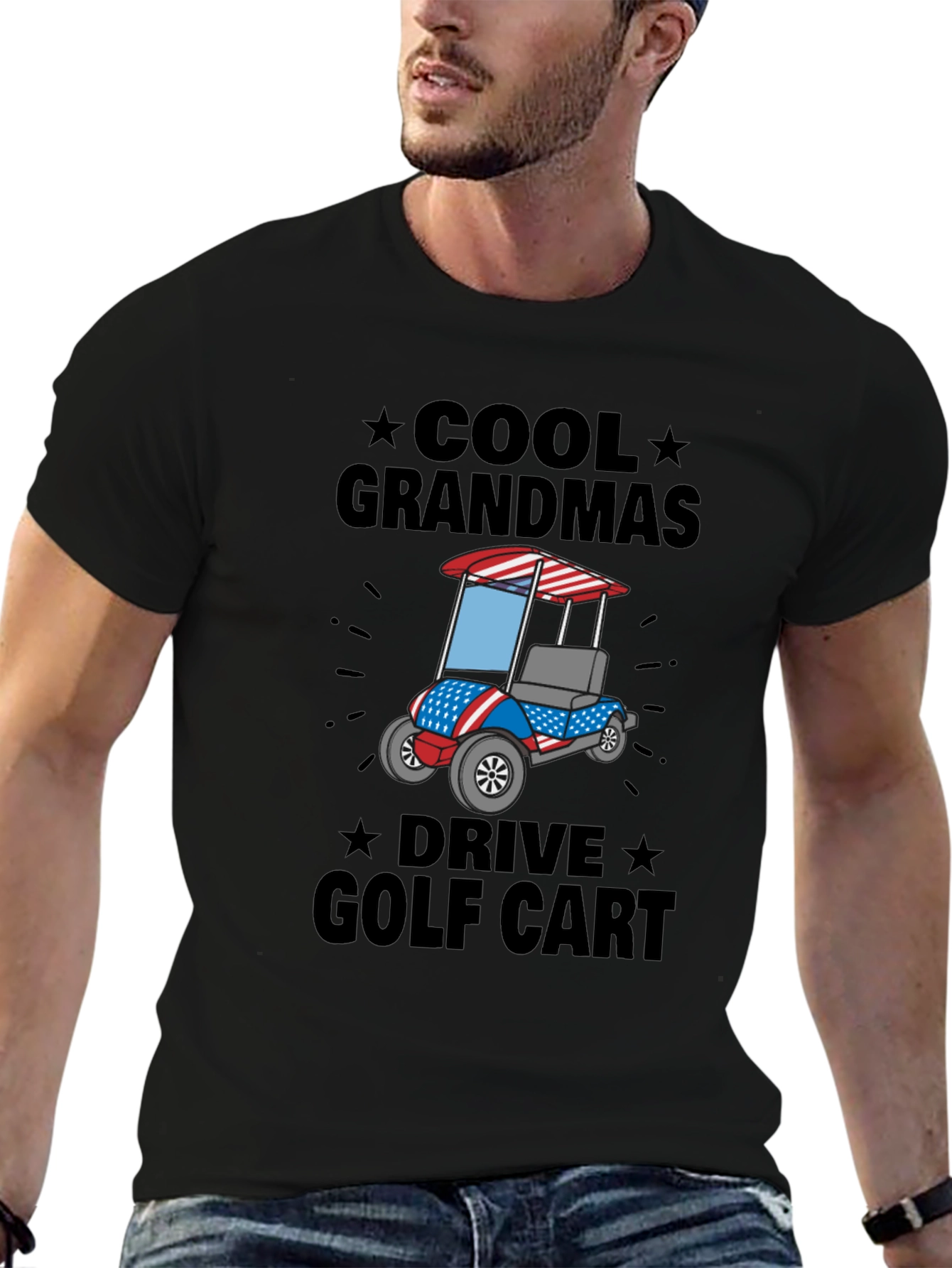 Cool Grandmas Drive Golf Cart Tee