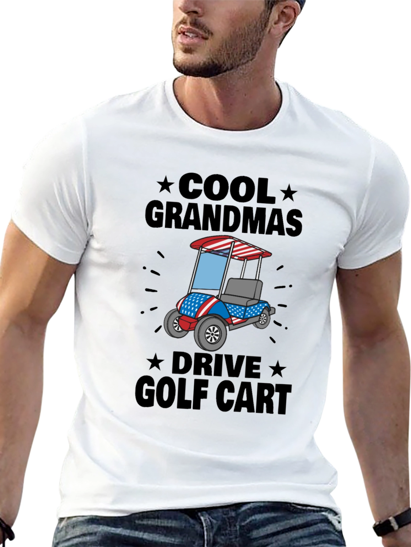 Cool Grandmas Drive Golf Cart Tee