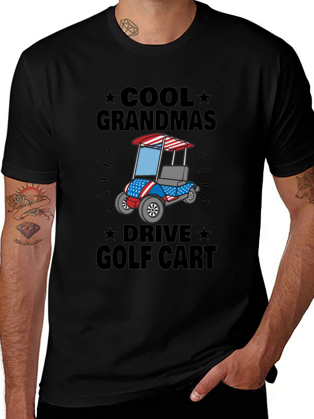 Cool Grandmas Drive Golf Cart Tee