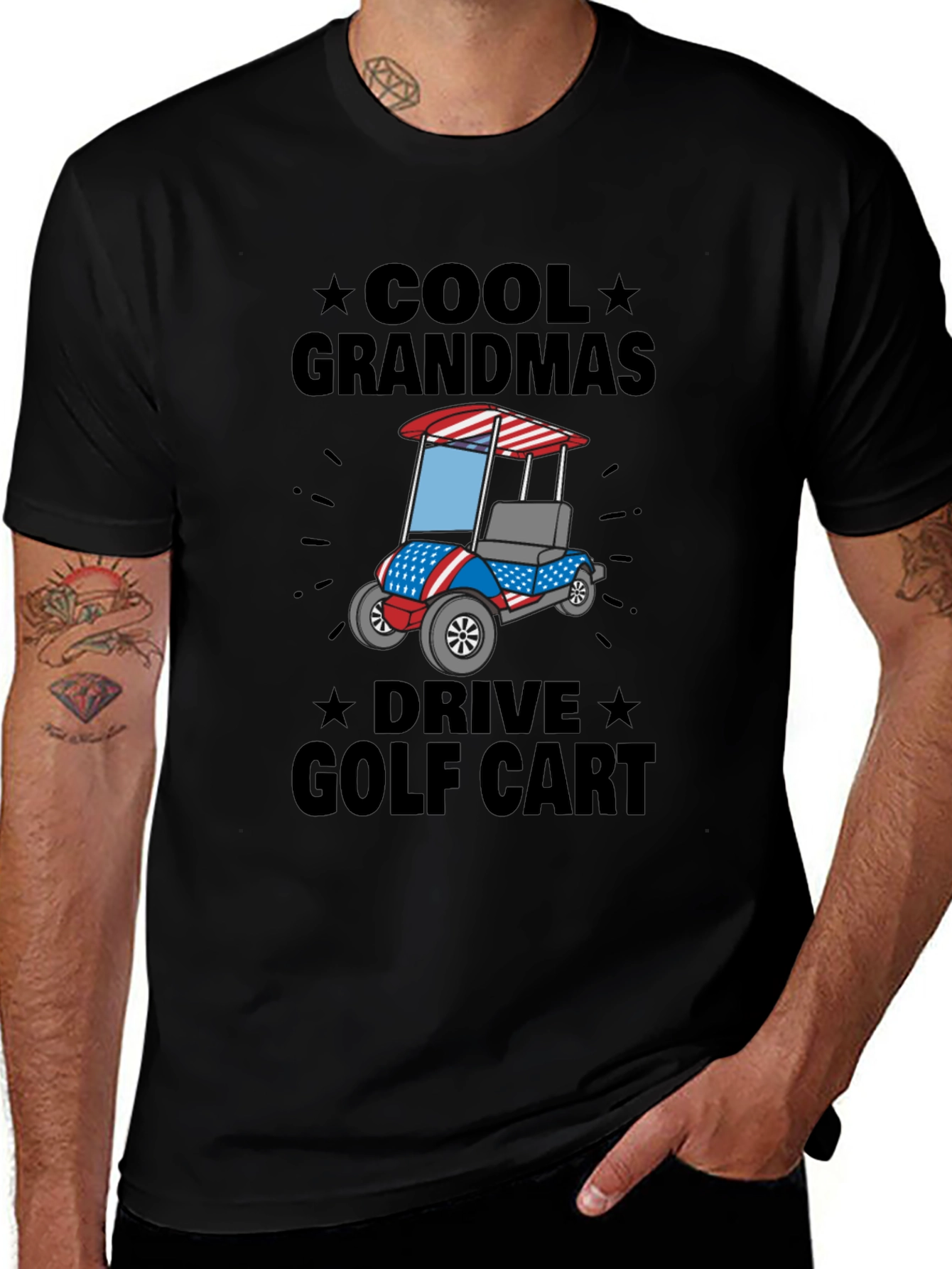 Cool Grandmas Drive Golf Cart Tee