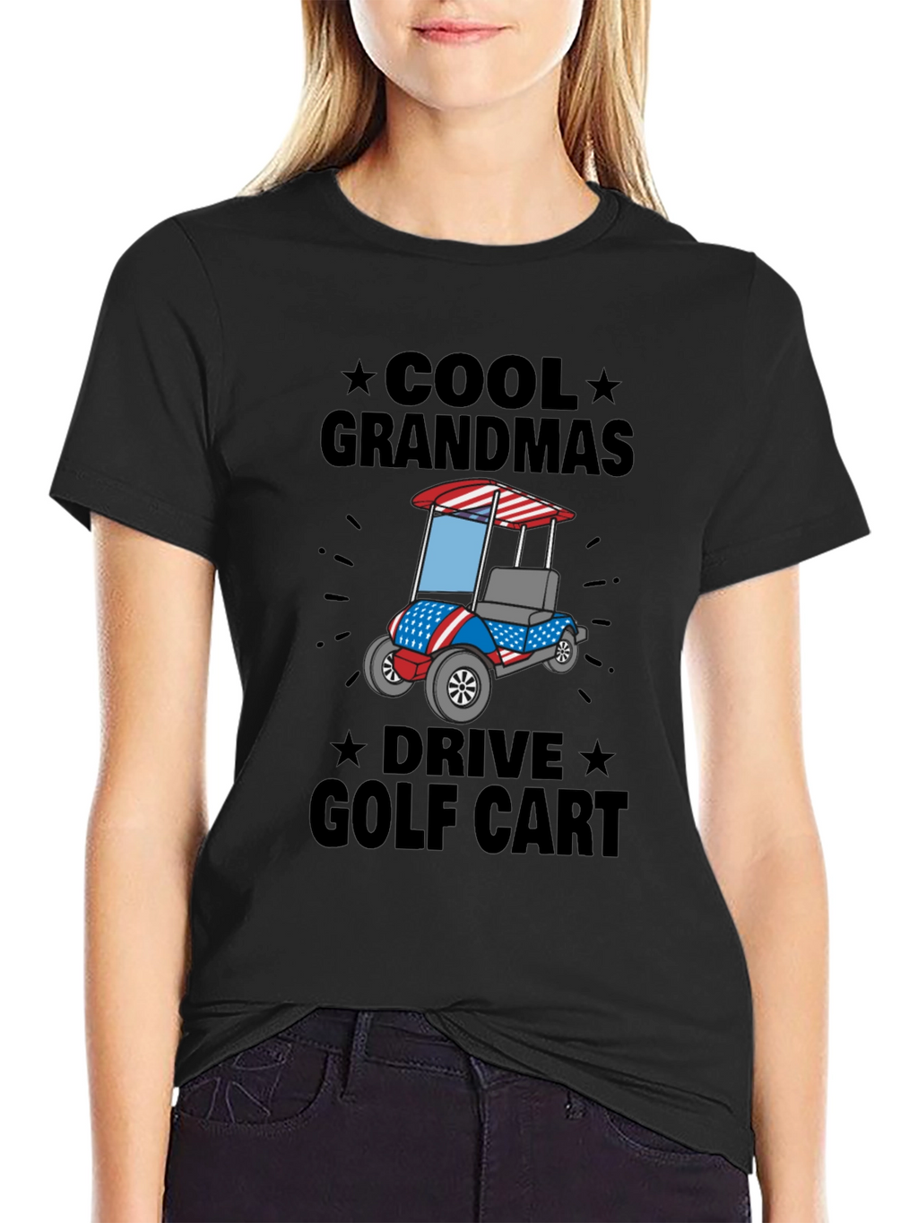 Cool Grandmas Drive Golf Cart Tee