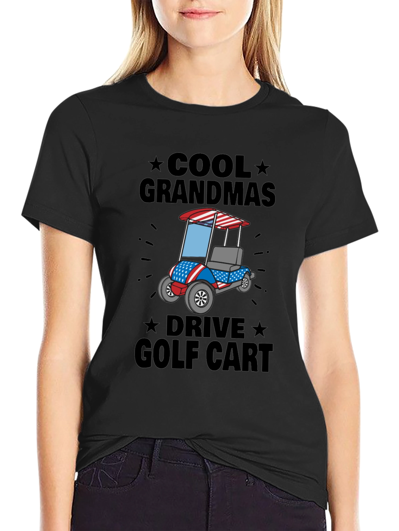 Cool Grandmas Drive Golf Cart Tee