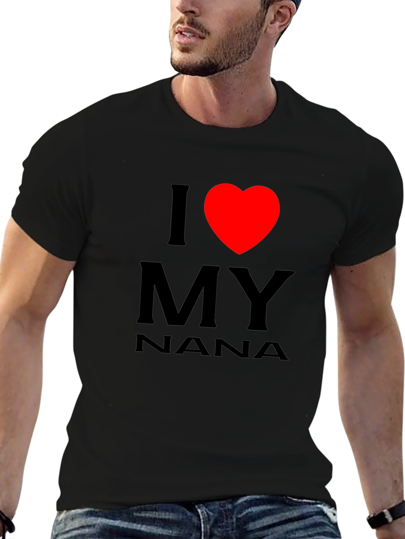 I Heart My Nana T-Shirt Black
