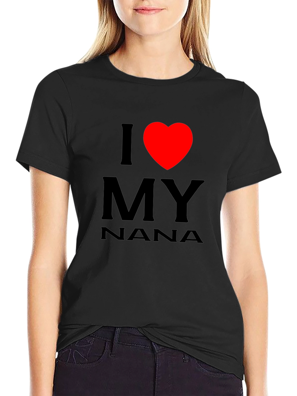 I Heart My Nana T-Shirt Black