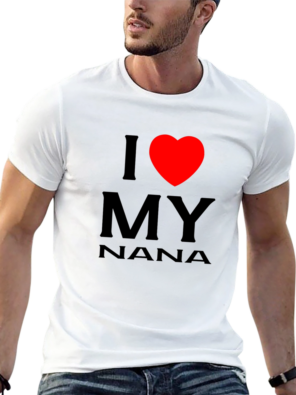 I Heart My Nana T-Shirt Black