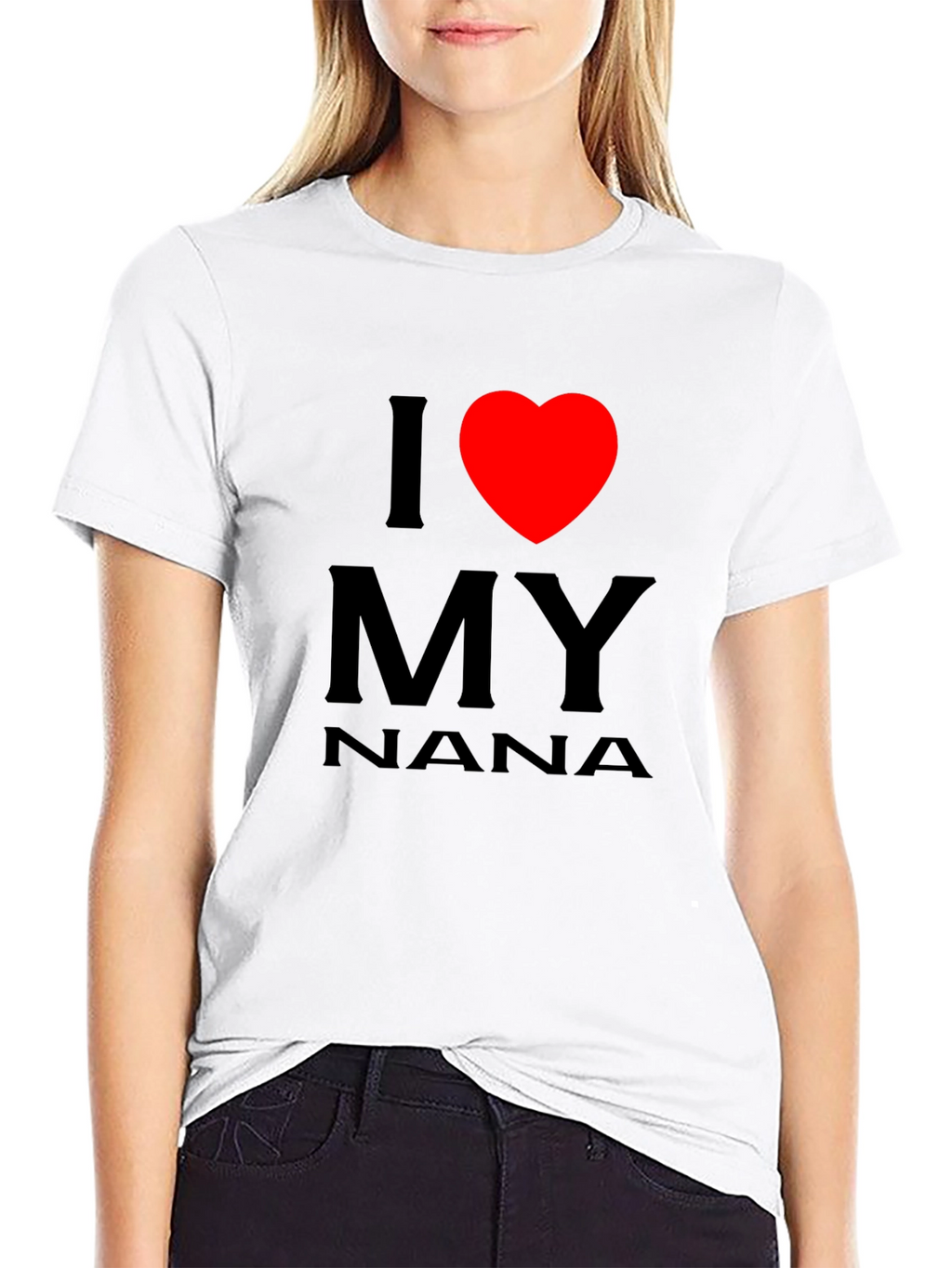 I Heart My Nana T-Shirt Black