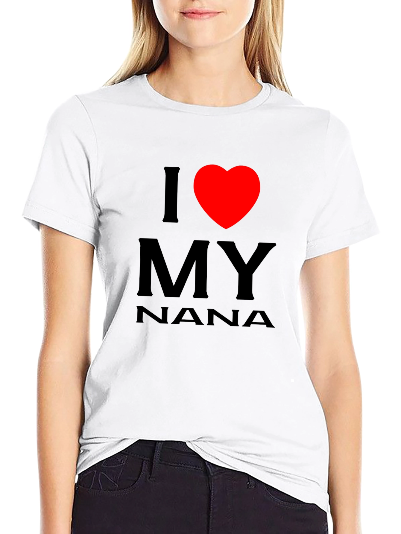 I Heart My Nana T-Shirt Black