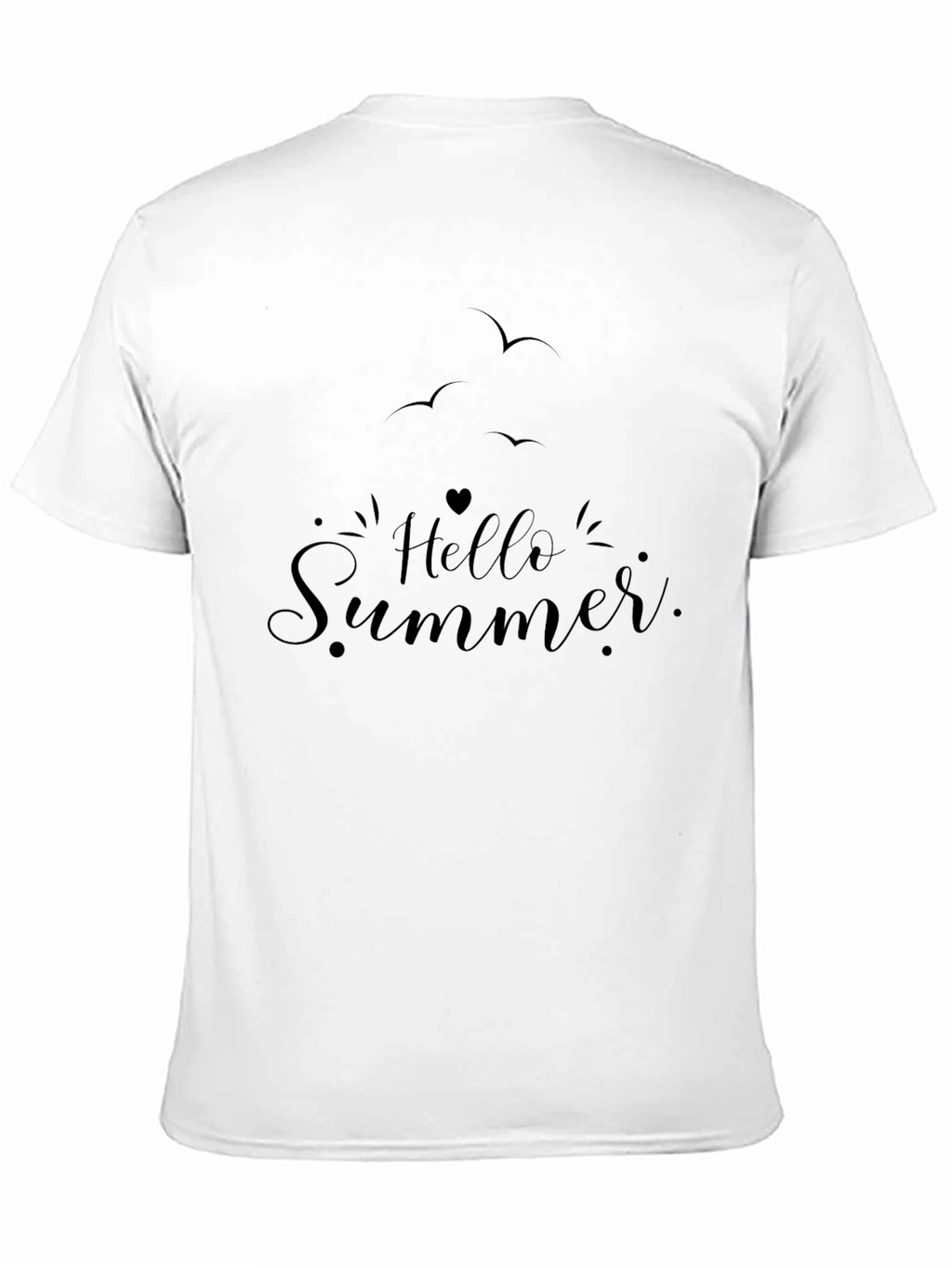 Hello Summer Black T-Shirt