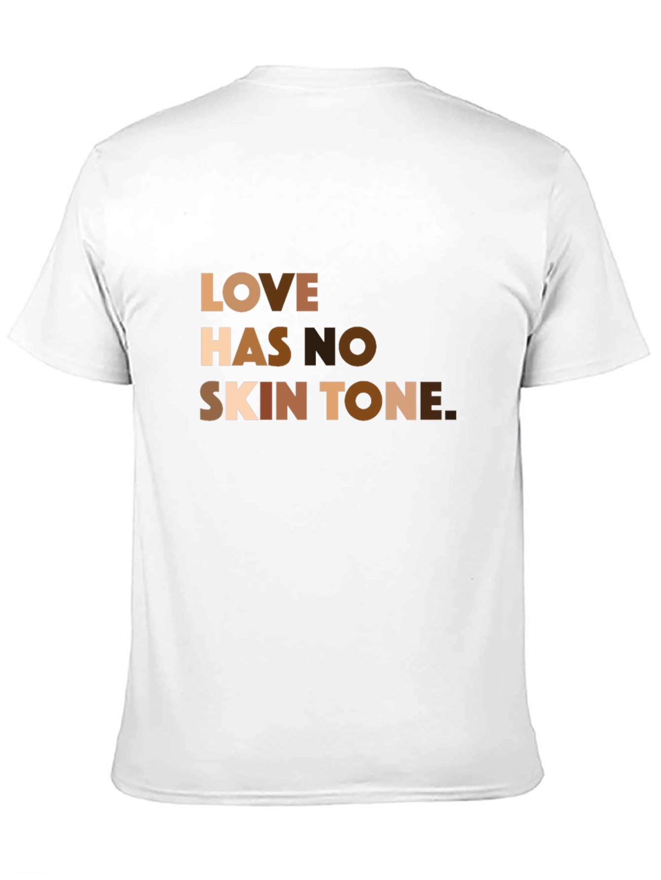 Love Has No Skin Tone Graphic T-Shirt