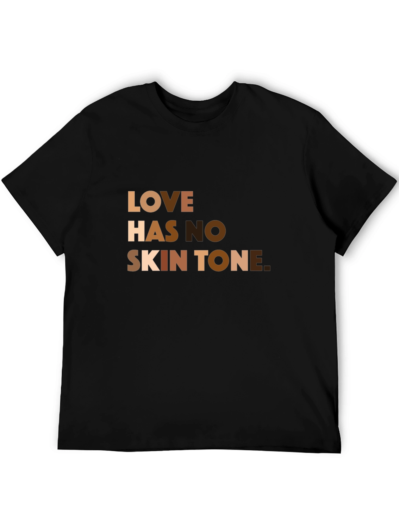 Love Has No Skin Tone Graphic T-Shirt