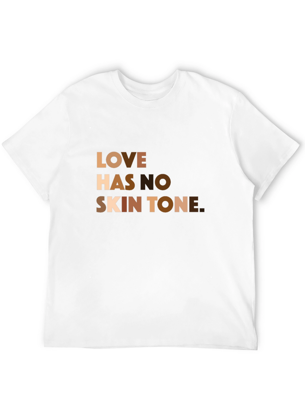 Love Has No Skin Tone Graphic T-Shirt