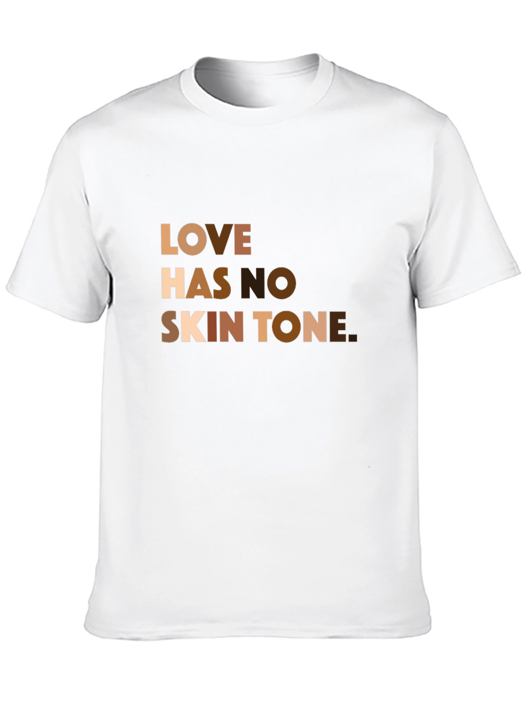 Love Has No Skin Tone Graphic T-Shirt