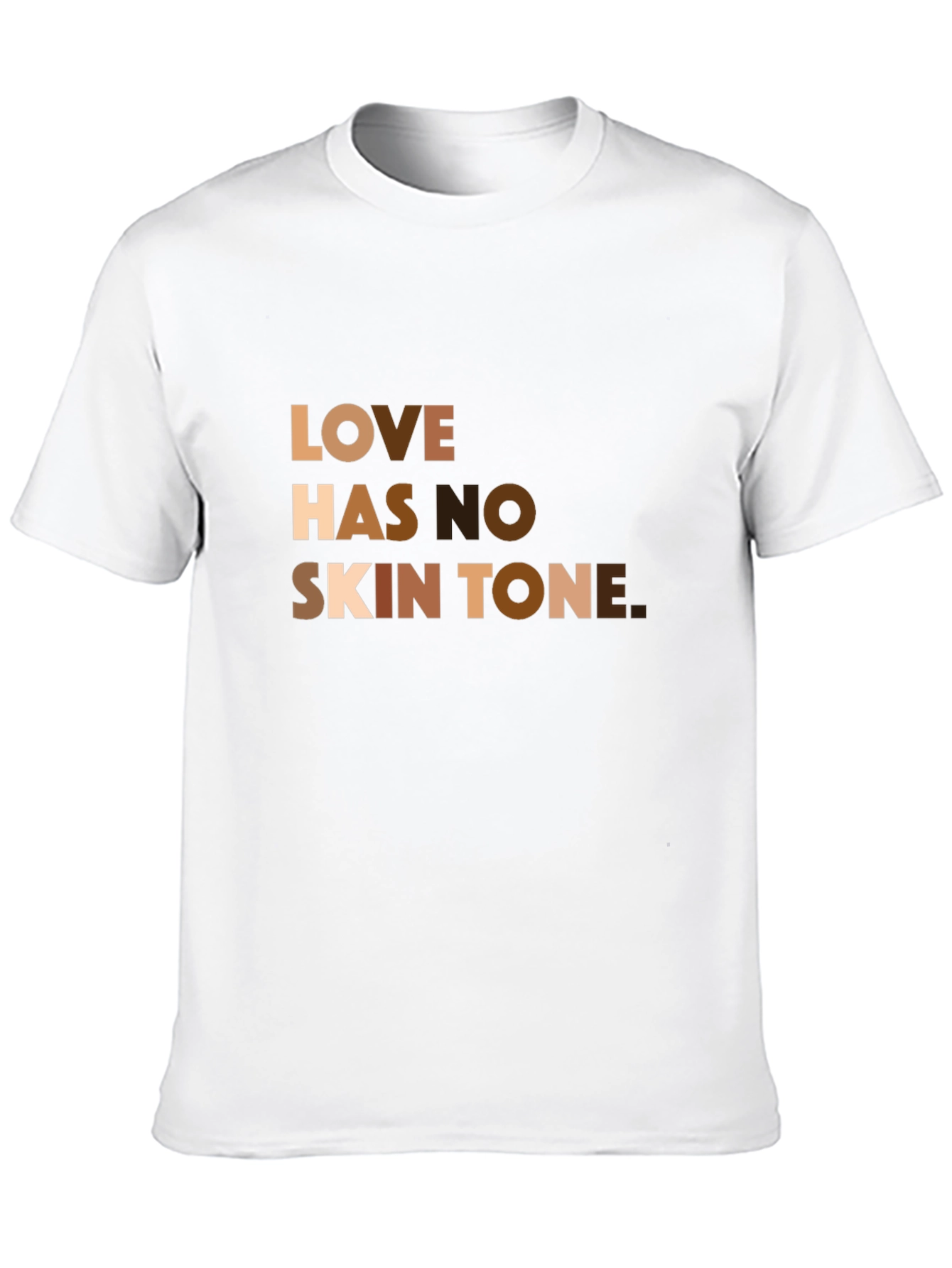 Love Has No Skin Tone Graphic T-Shirt