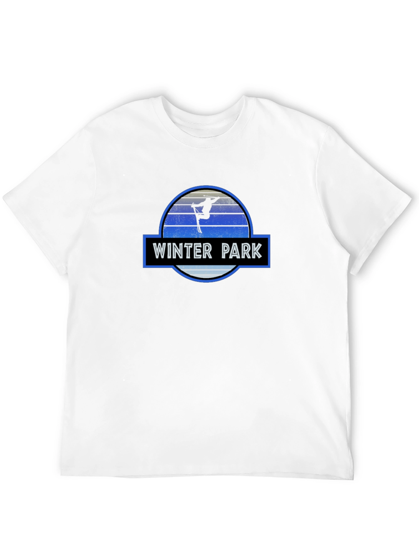 Winter Park Skier T-Shirt - Retro Style