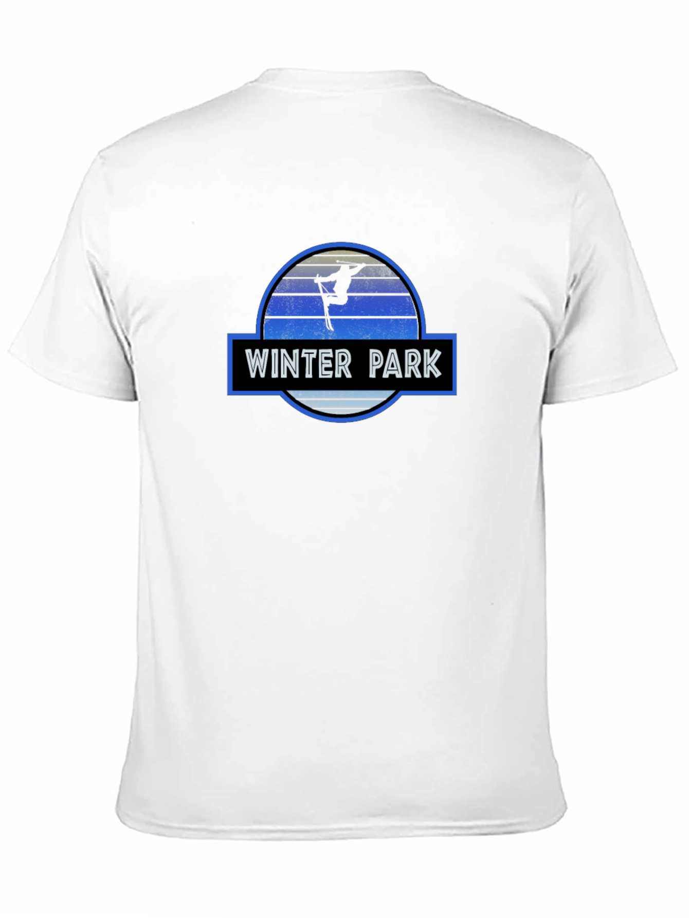 Winter Park Skier T-Shirt - Retro Style