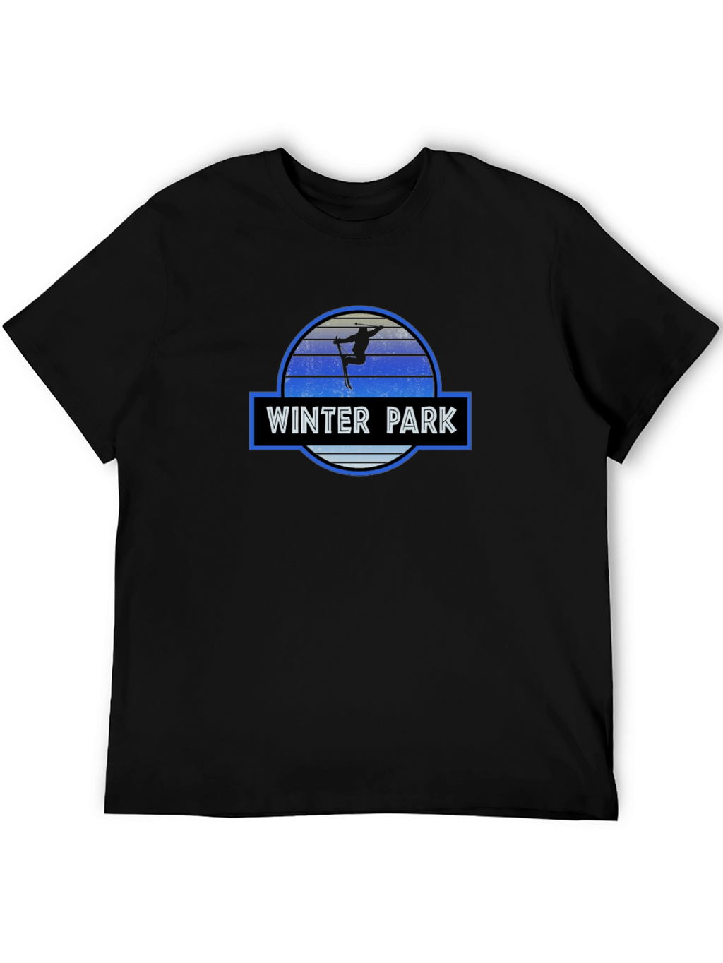 Winter Park Skier T-Shirt - Retro Style