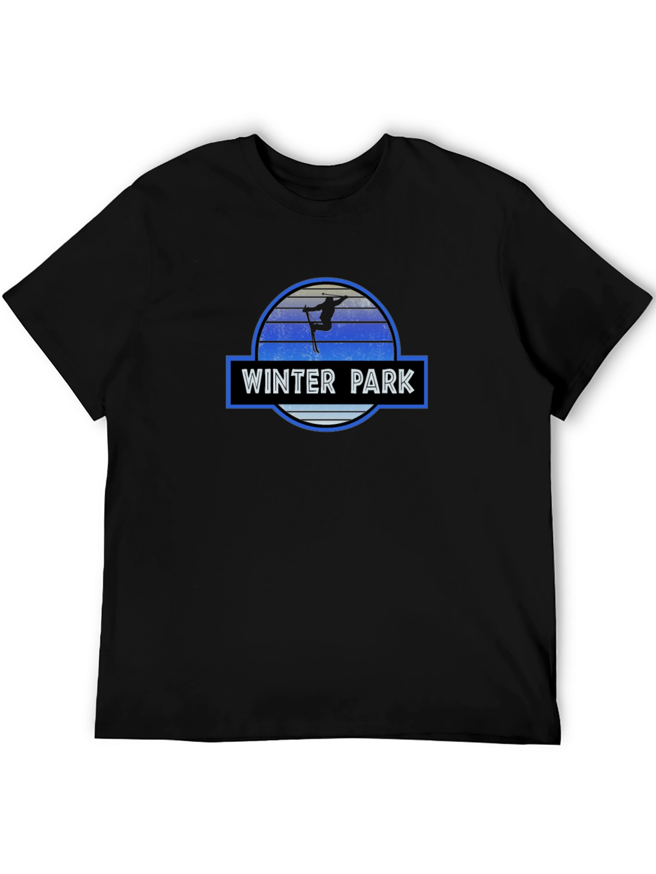 Winter Park Skier T-Shirt - Retro Style