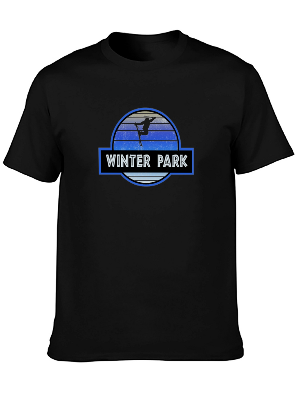 Winter Park Skier T-Shirt - Retro Style