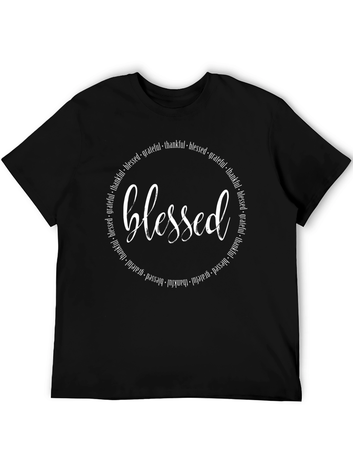 Blessed Graphic Tee - Mens Black T-Shirt