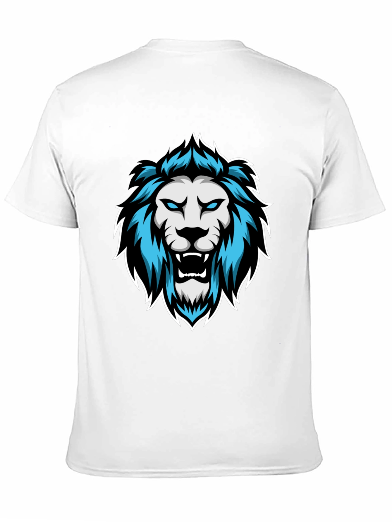Lion Graphic Tee - Mens Black T-Shirt