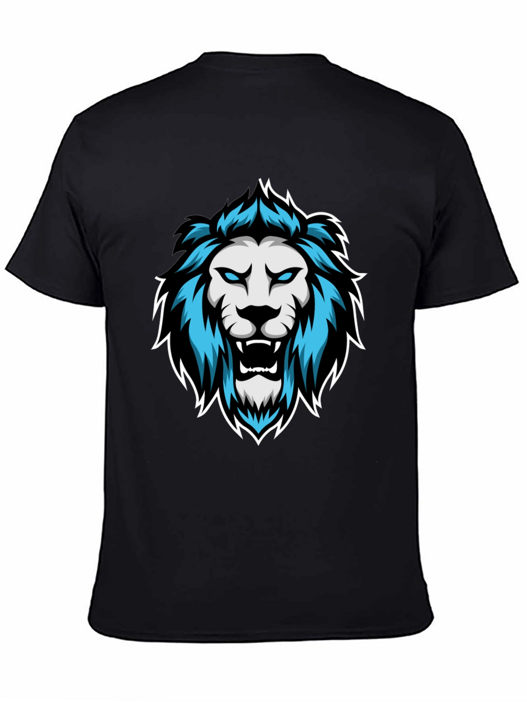 Lion Graphic Tee - Mens Black T-Shirt