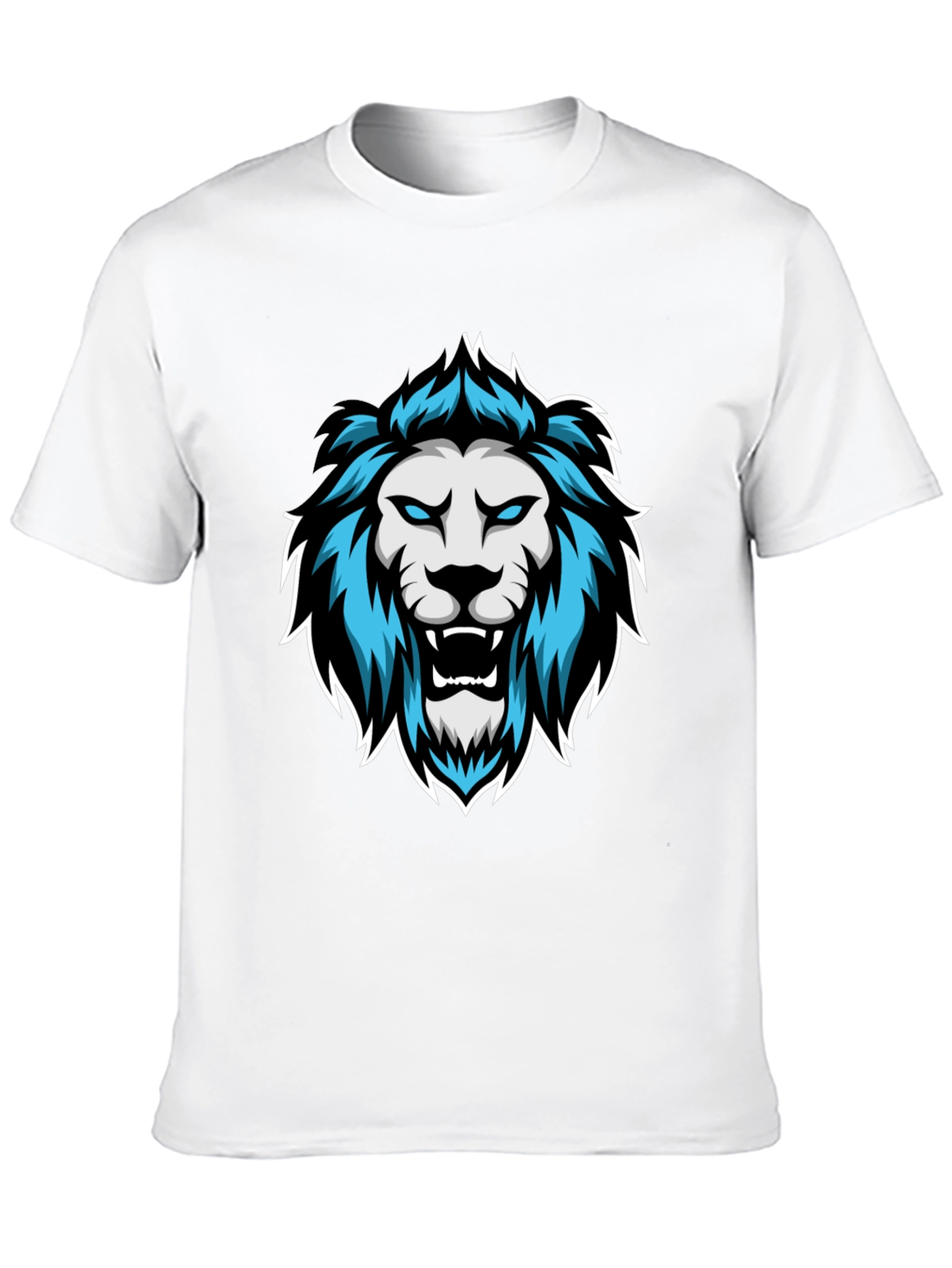 Lion Graphic Tee - Mens Black T-Shirt