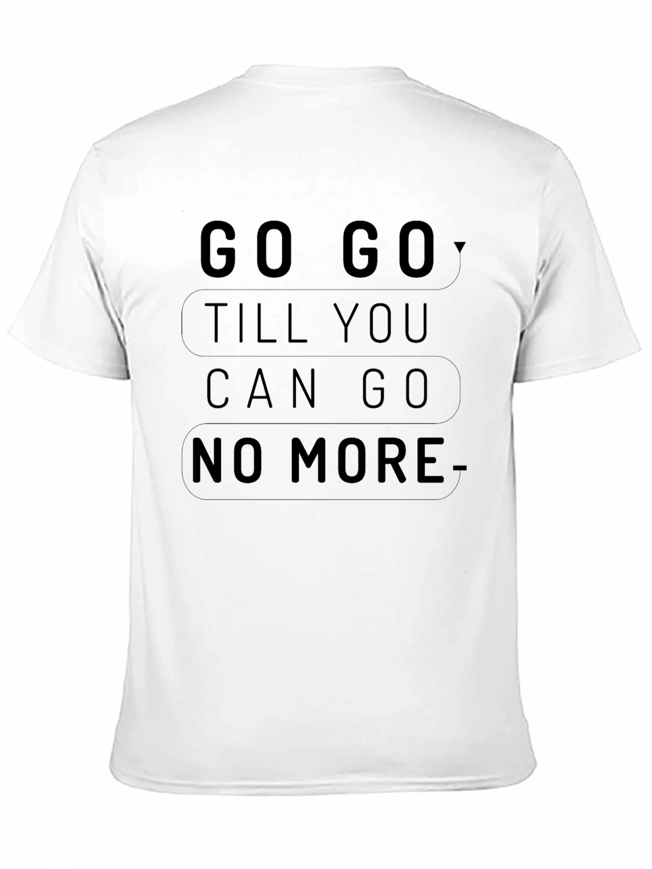 Go Go No More Black T-Shirt