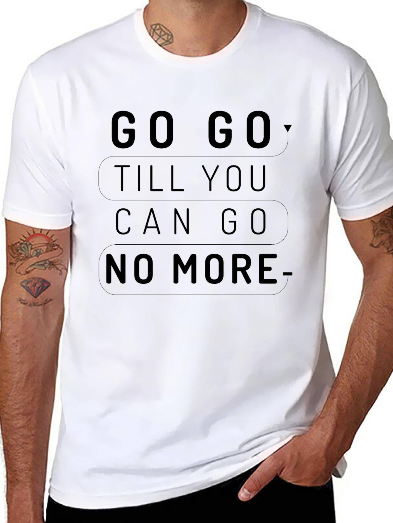 Go Go No More Black T-Shirt